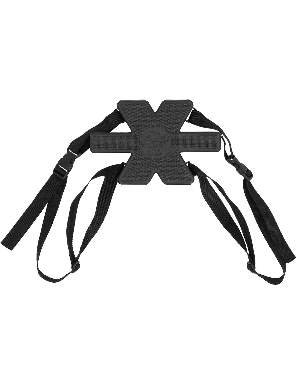 Détail du harnais de fixation du kit 2 sabres ninja avec support