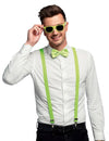 Kit de accesorii în 3 piese verde neon UV