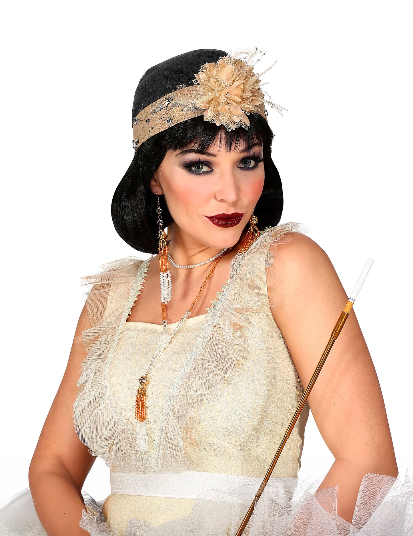 Vue d'ensemble avec fume-cigarette du kit accessoires charleston