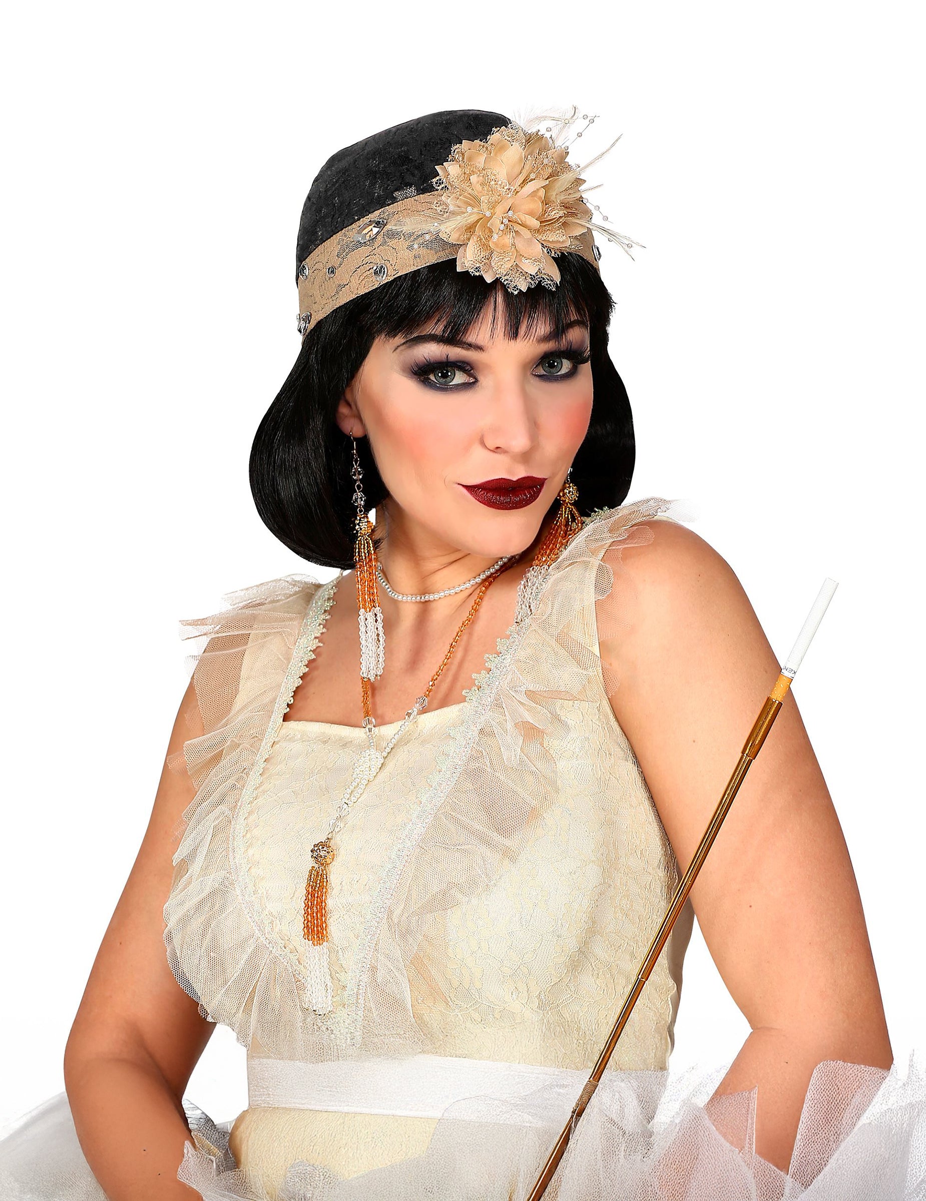 Vue d'ensemble avec fume-cigarette du kit accessoires charleston