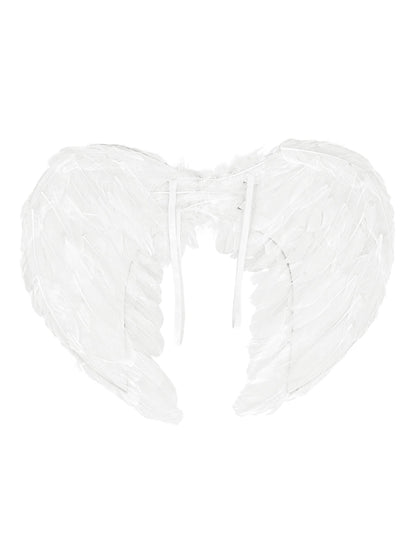 Ailes en plumes blanches du kit accessoires d'ange