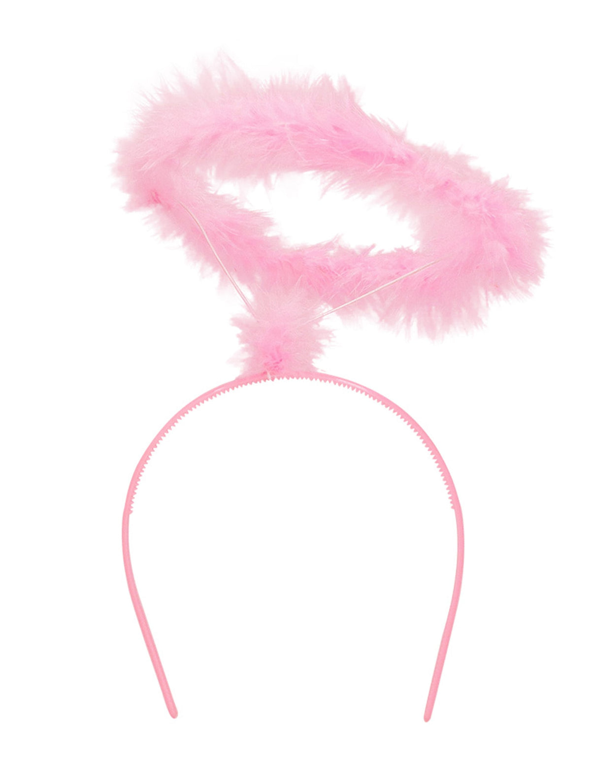Auréole en plumes sur serre-tête du kit accessoires d'ange