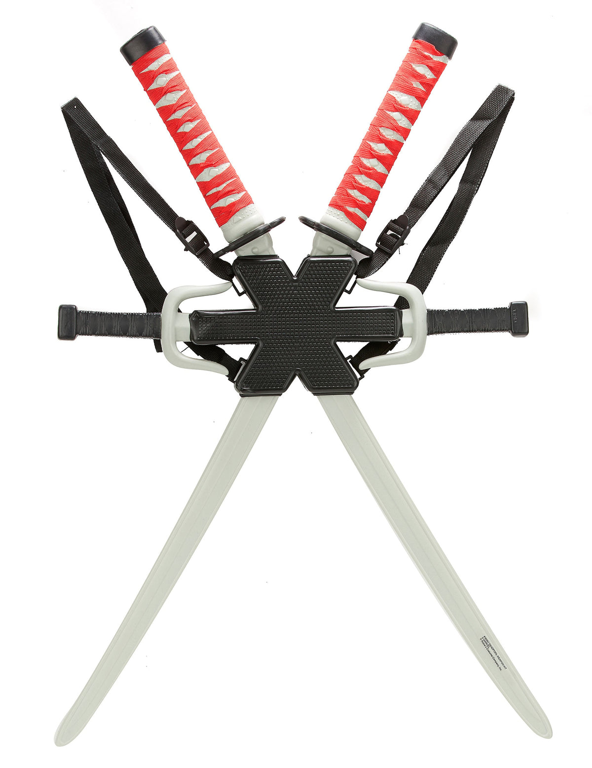 Kit accessoires Deadpool™ pour adulte avec katanas rouges et noirs
