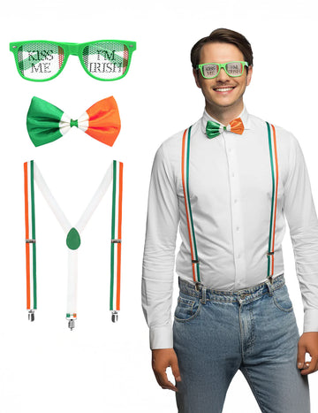 Set de accesorii irlandeze St Patrick pentru adulți