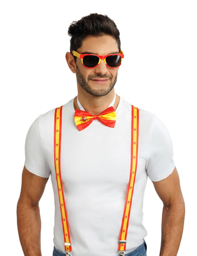 Set accesorii suporter Spania adult