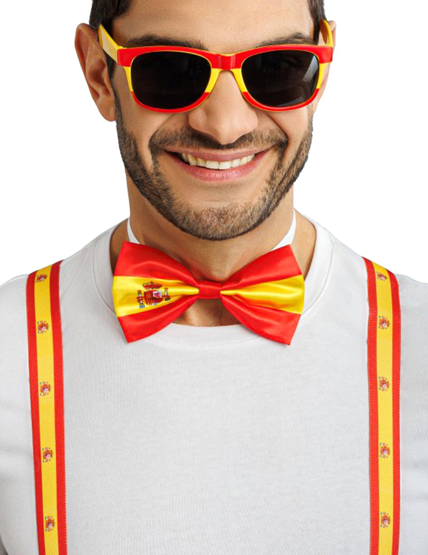 Set accesorii suporter Spania adult