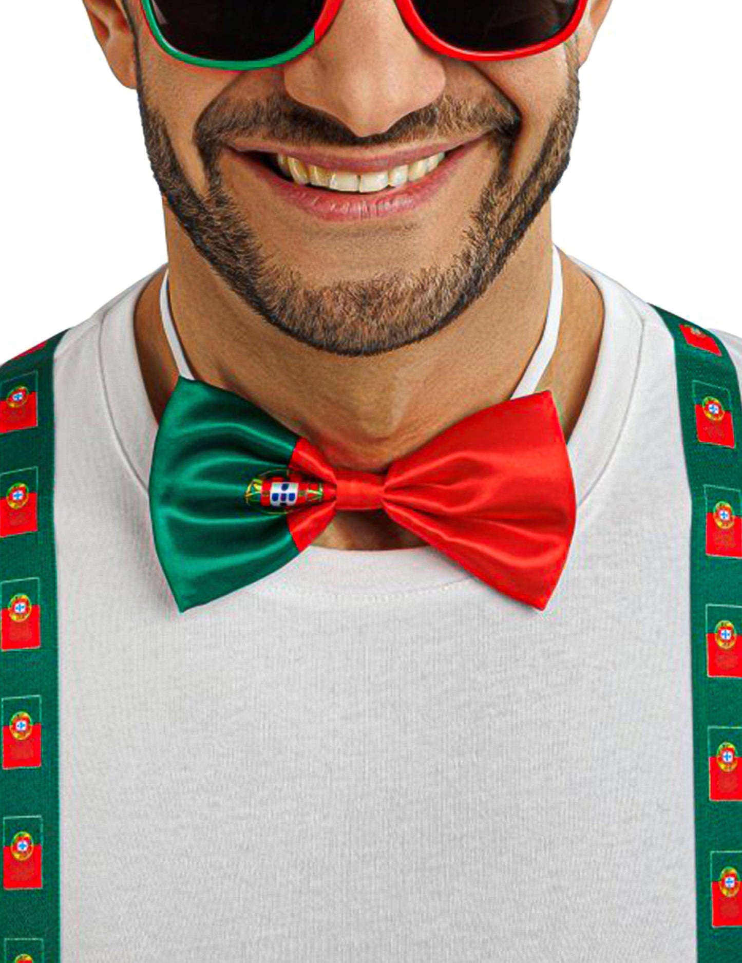 Set accesorii suporter Portugalia pentru adulți