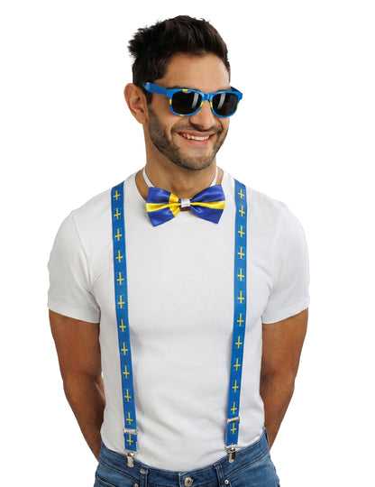 Set de accesorii suporter Suedia pentru adulți