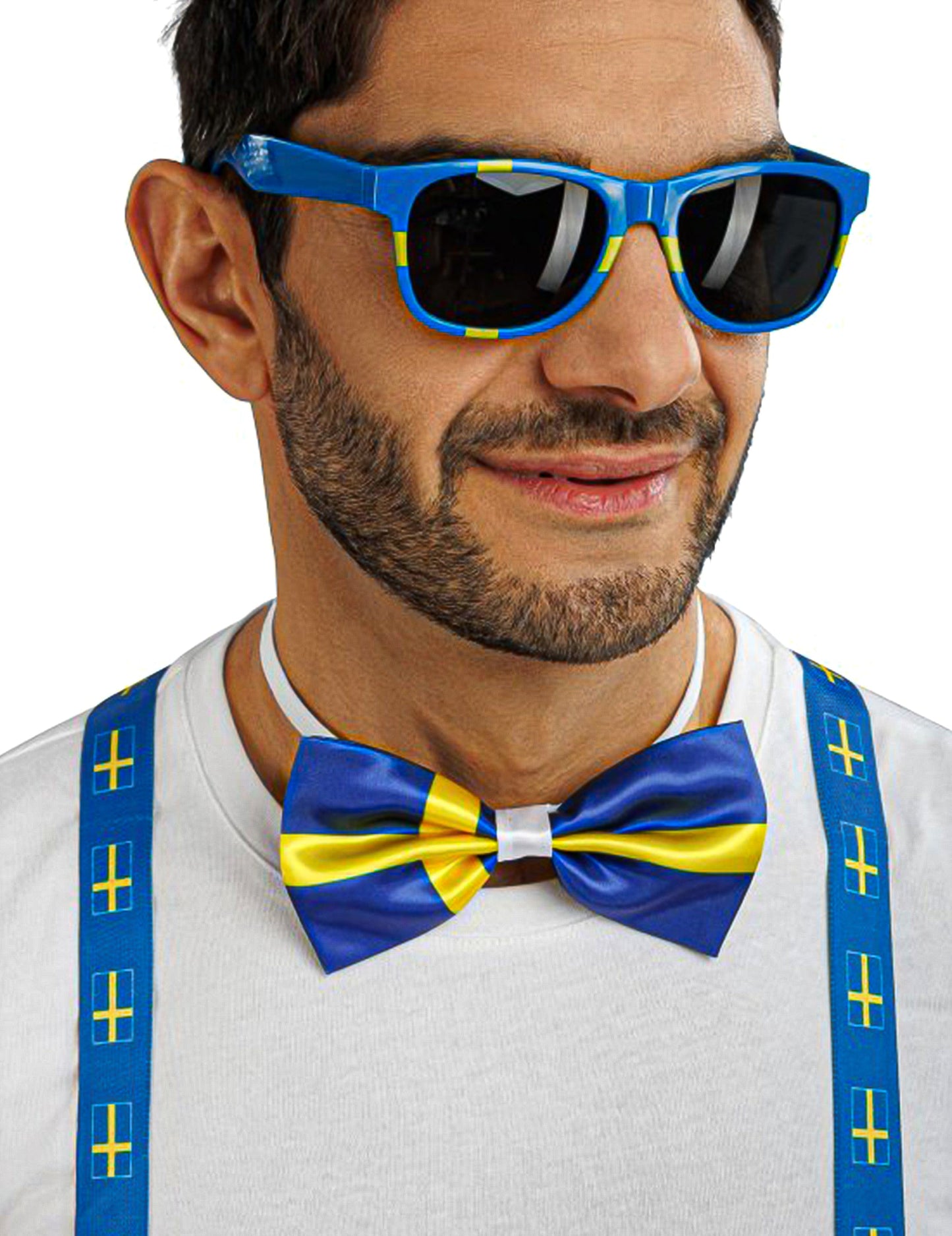 Set de accesorii suporter Suedia pentru adulți