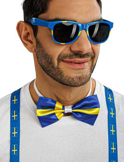 Set de accesorii suporter Suedia pentru adulți