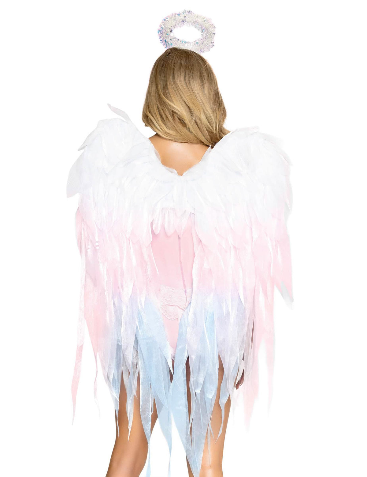 Kit ailes et coiffe ange luxe adulte