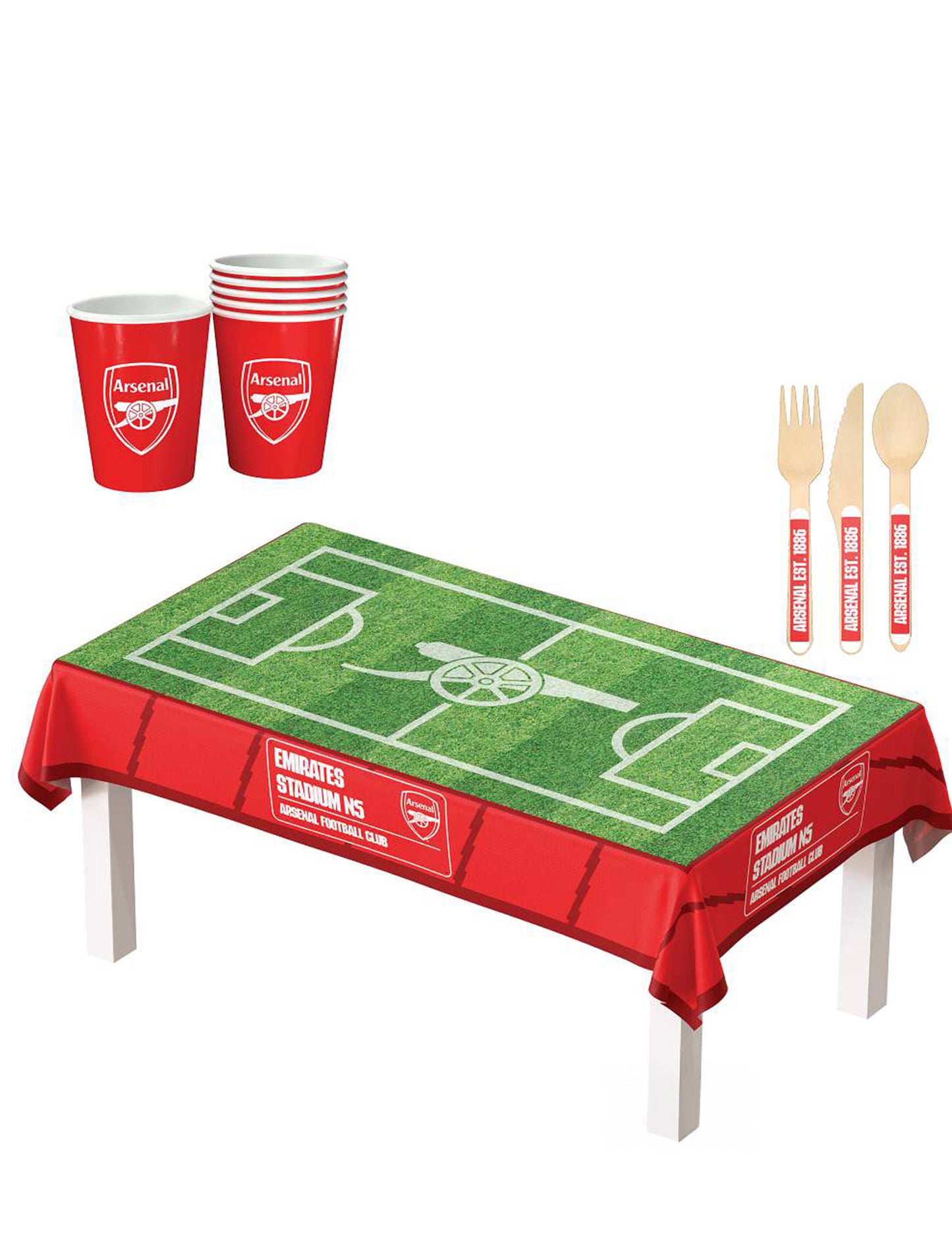 Kit anniversaire Arsenal Football Club 75 pièces