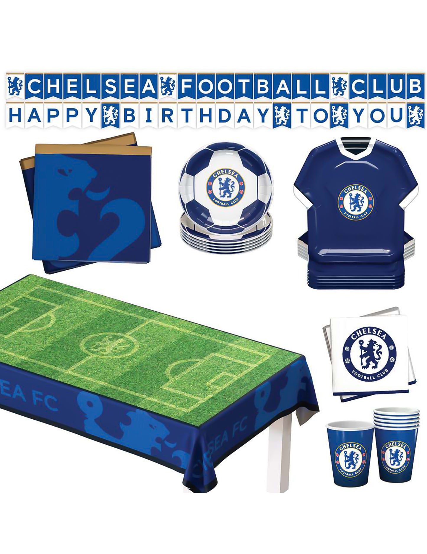 Kit anniversaire Chelsea Football Club 44 pièces