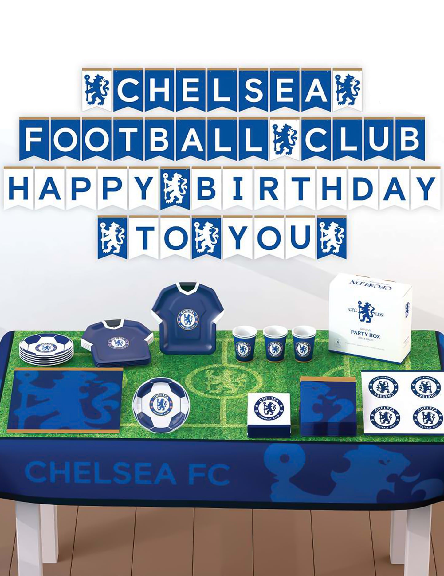 Kit anniversaire Chelsea Football Club 44 pièces