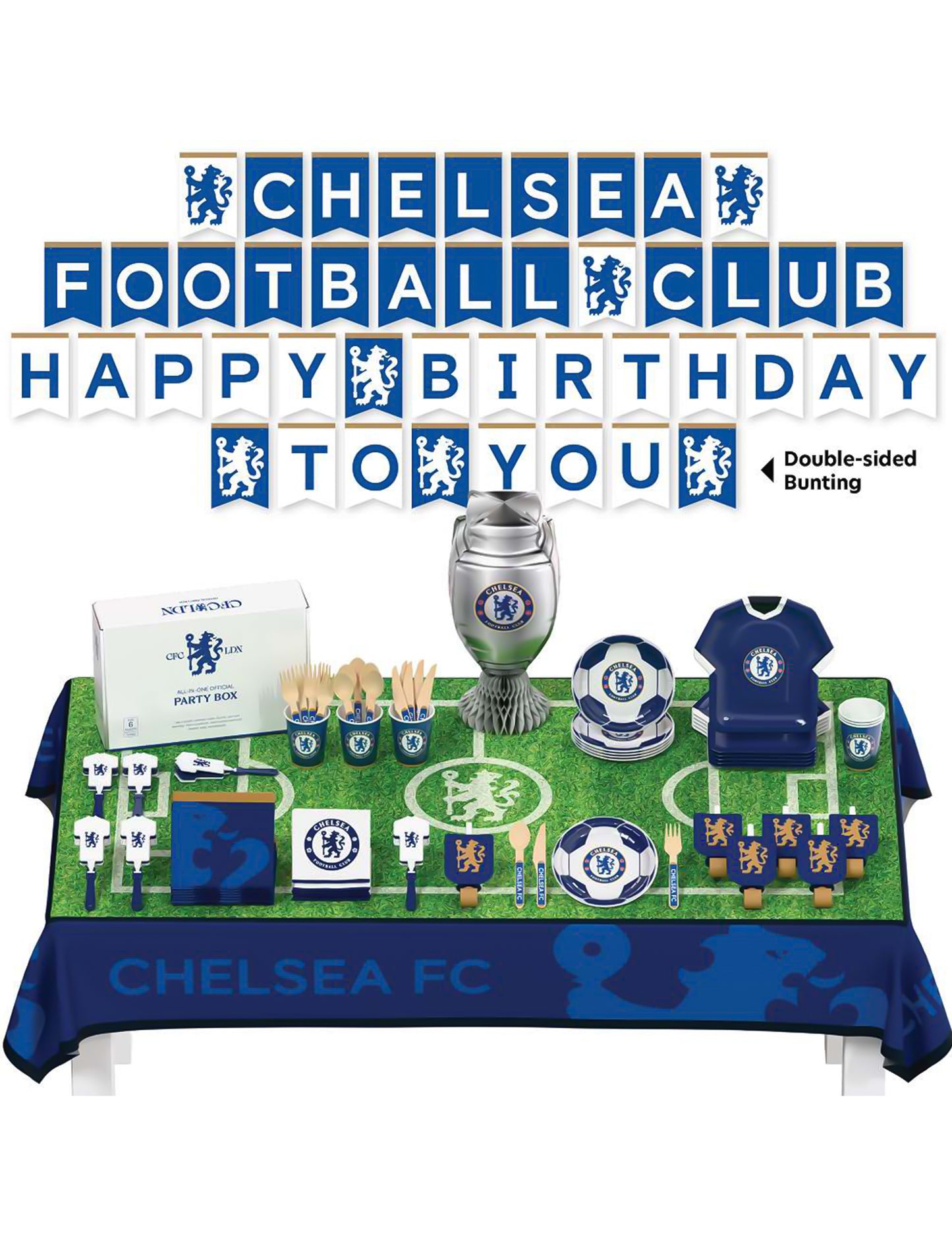Kit anniversaire Chelsea Football Club 75 pièces