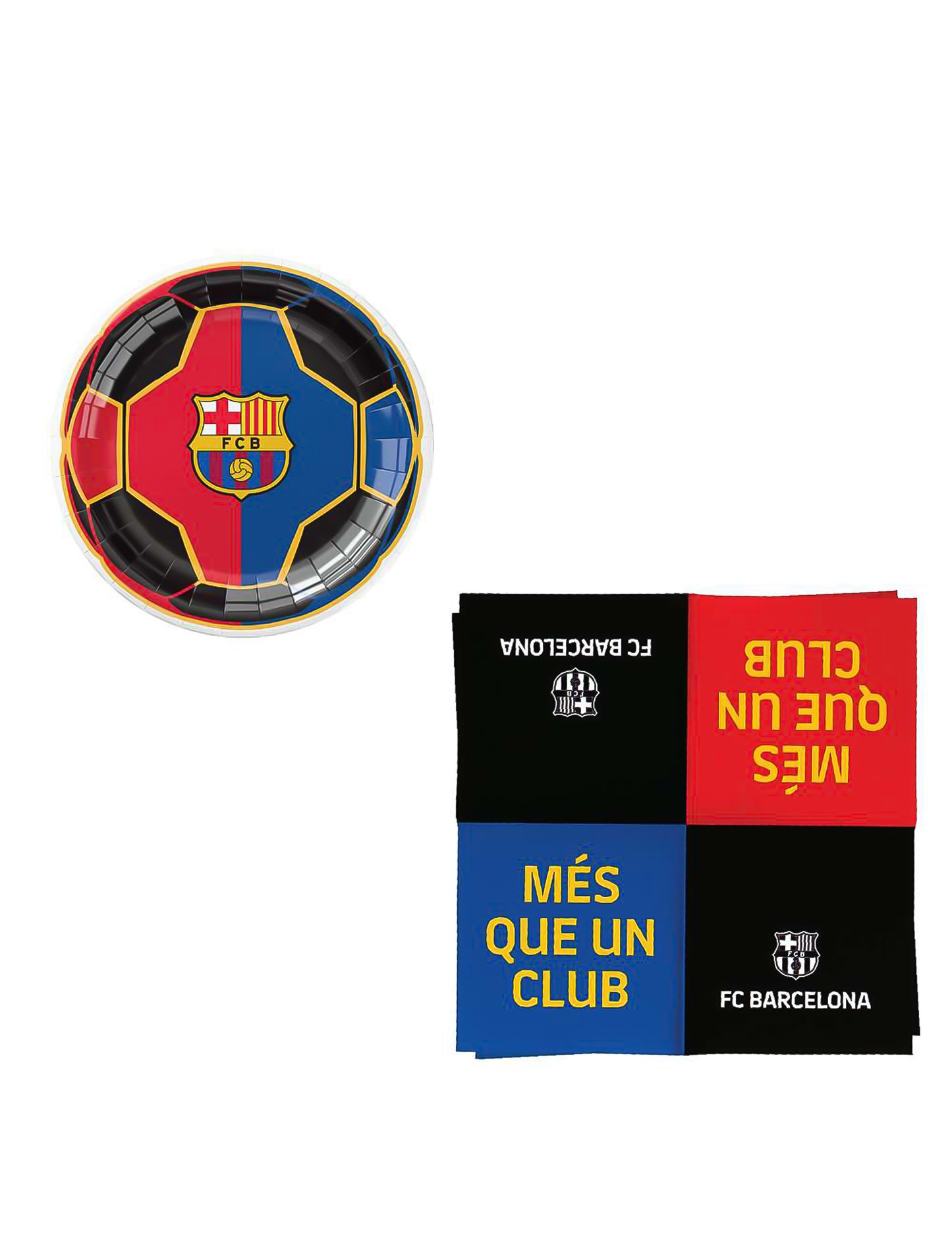 Kit anniversaire FC Barcelone 44 pièces