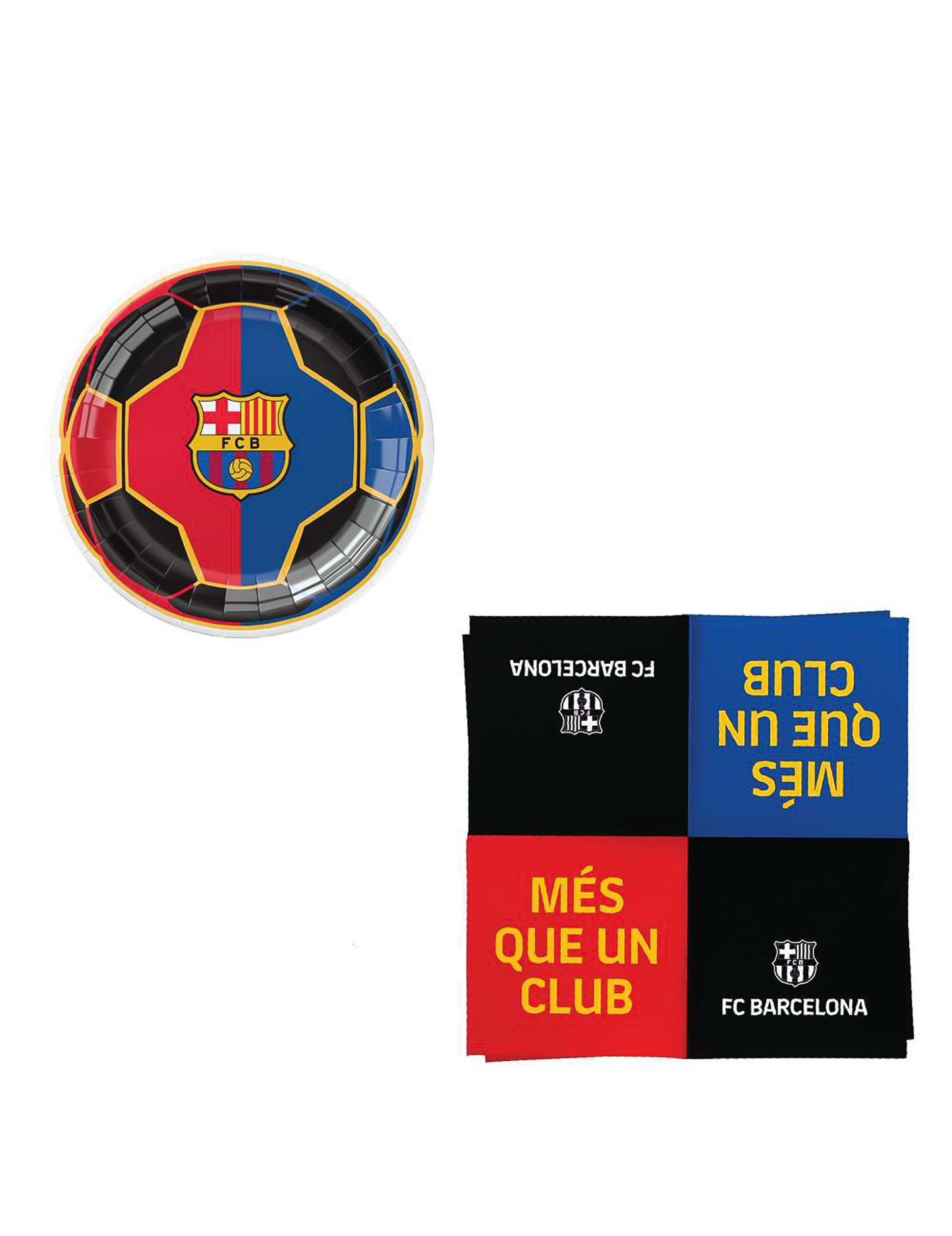 Kit anniversaire FC Barcelone 75 pièces