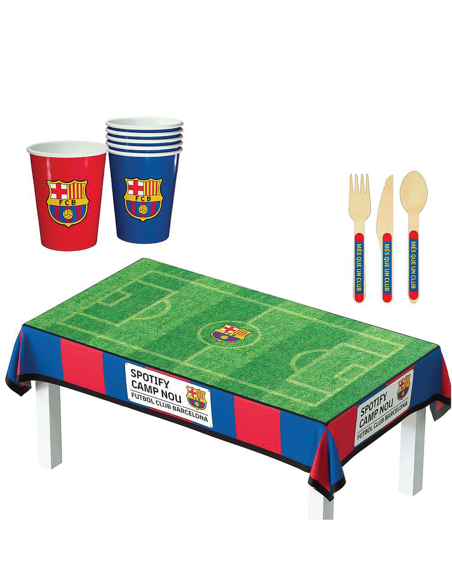 Kit anniversaire FC Barcelone 75 pièces