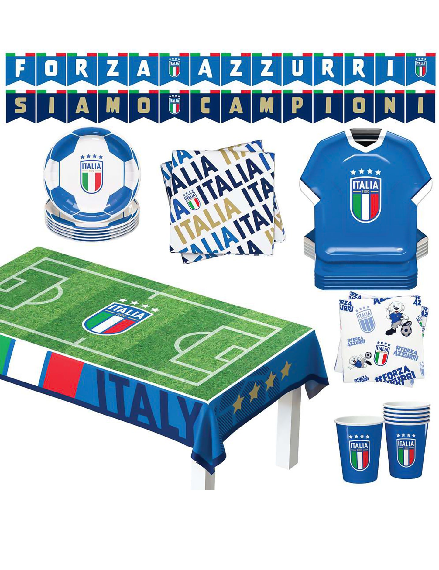 Kit anniversaire Fédération italienne de football 44 pièces