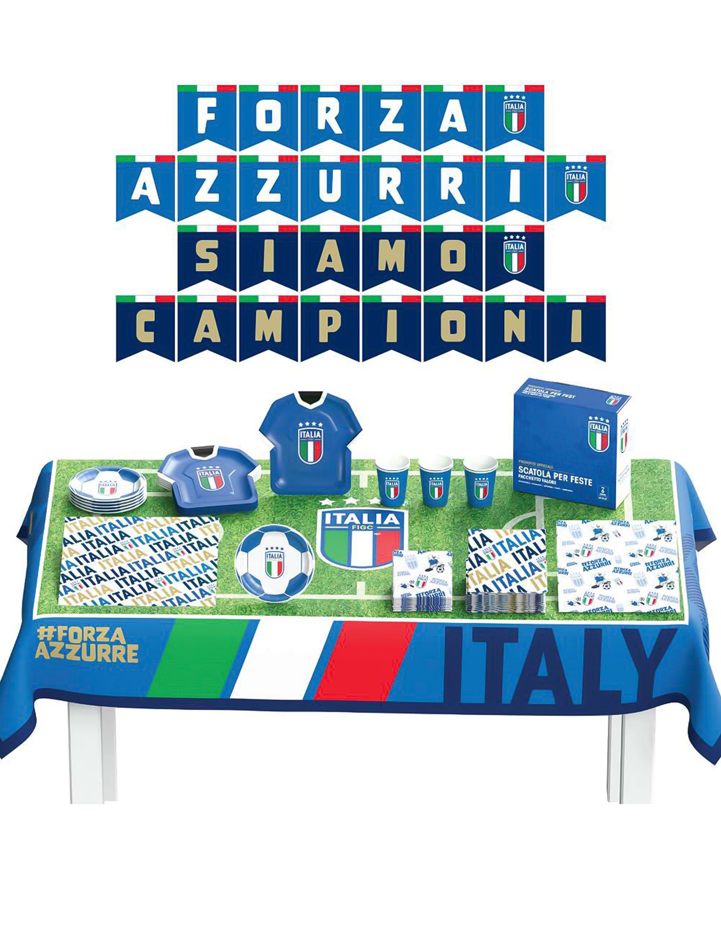 Kit anniversaire Fédération italienne de football 44 pièces
