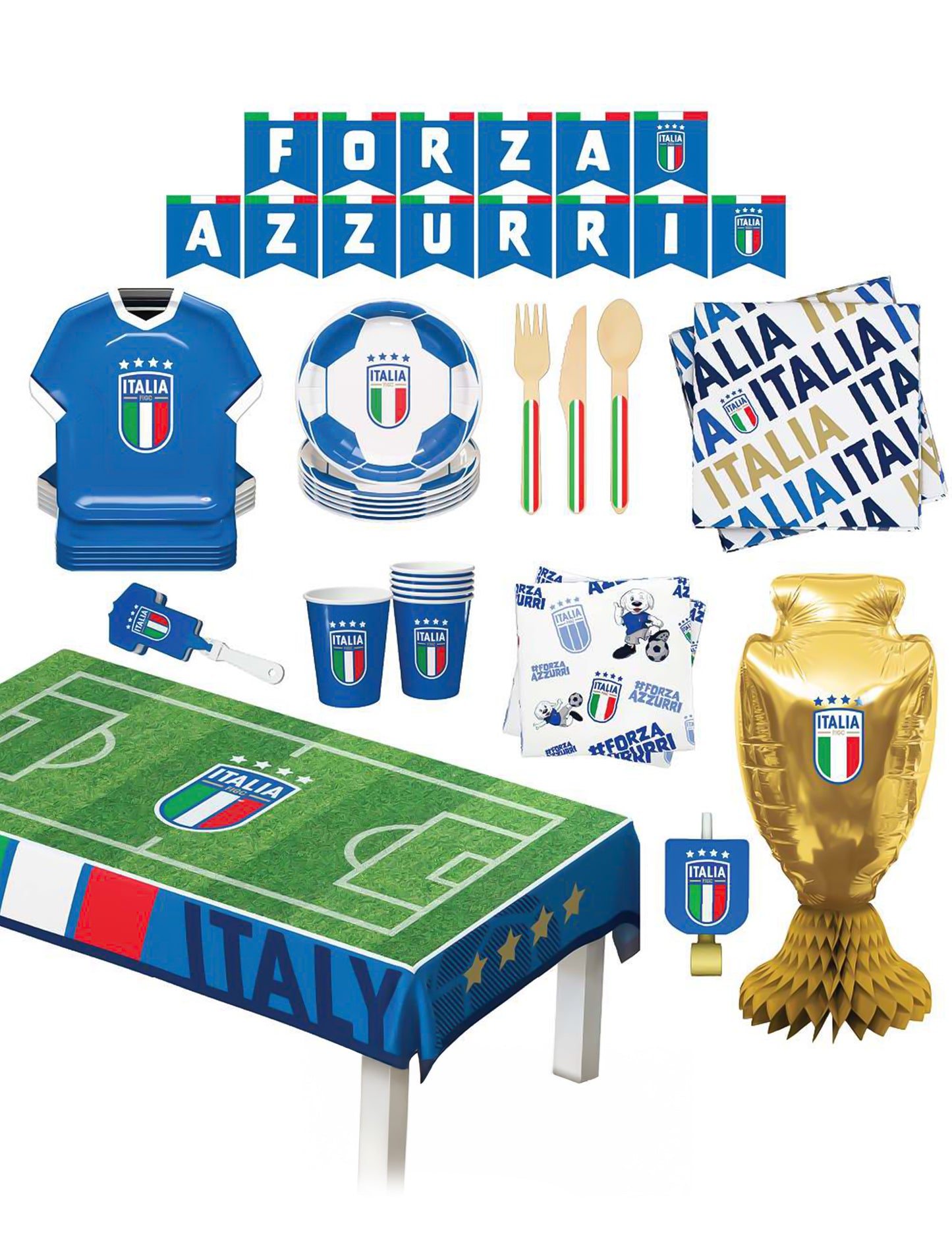 Kit anniversaire Fédération italienne de football 75 pièces