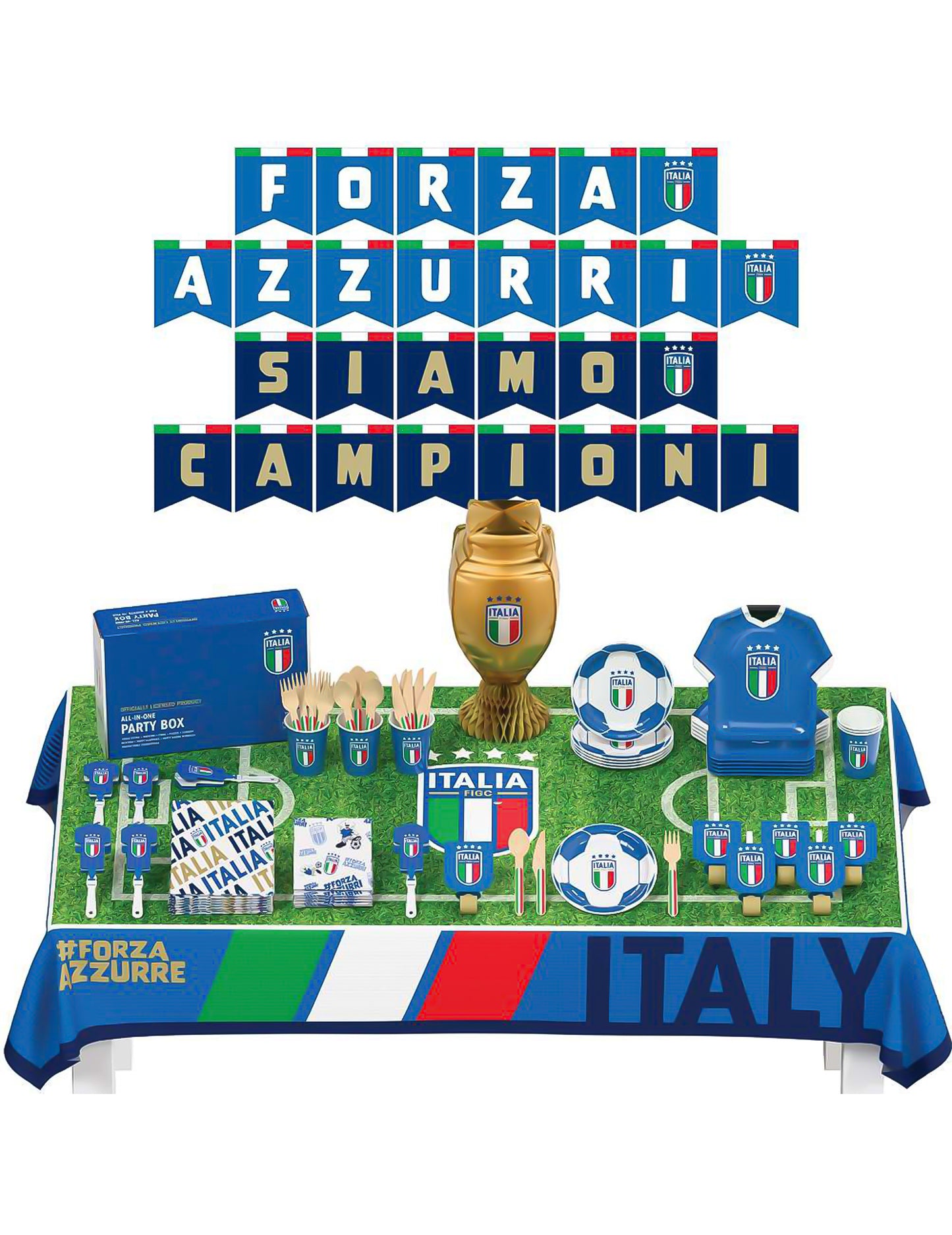 Kit anniversaire Fédération italienne de football 75 pièces