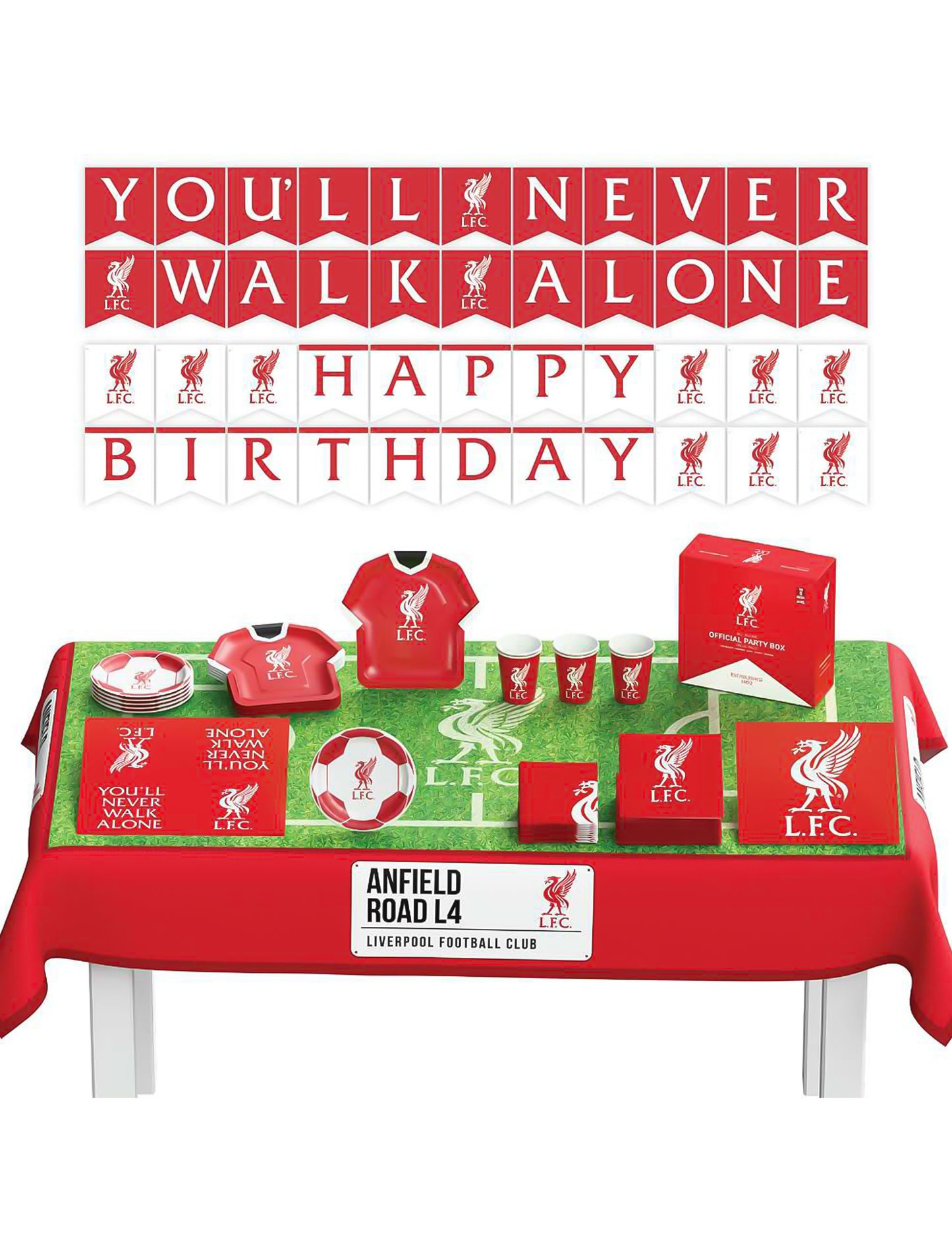 Kit anniversaire Liverpool Football Club 44 pièces