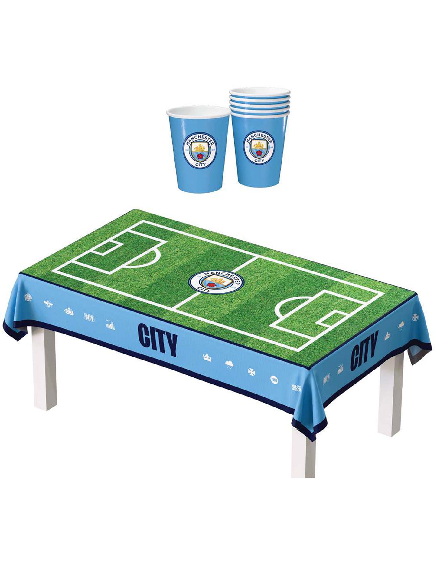 Kit anniversaire Manchester City Football Club 44 pièces