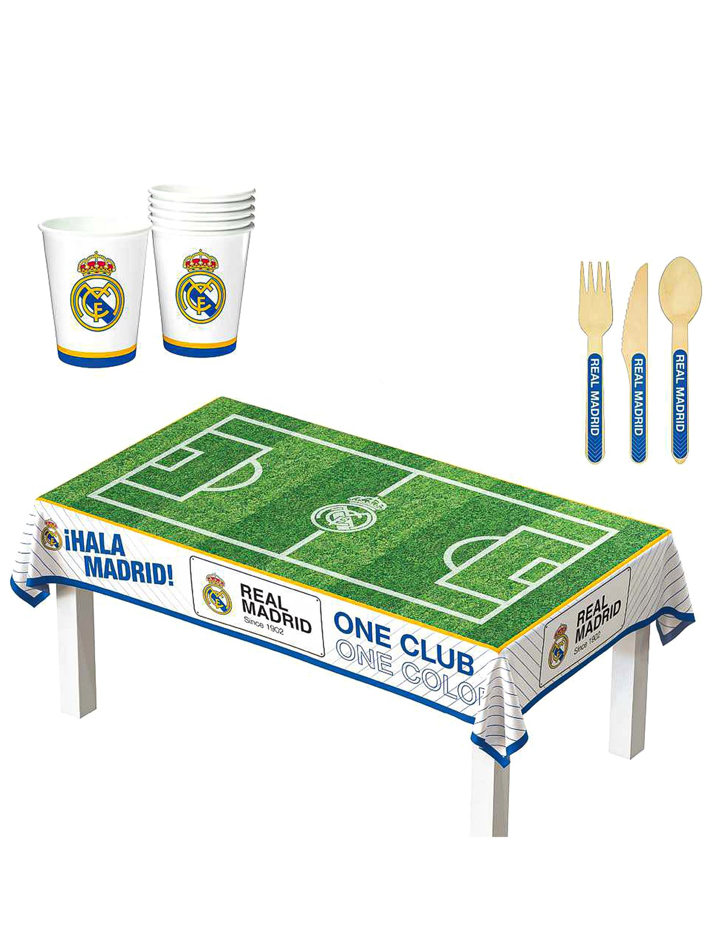 Kit anniversaire Real Madrid CF 75 pièces