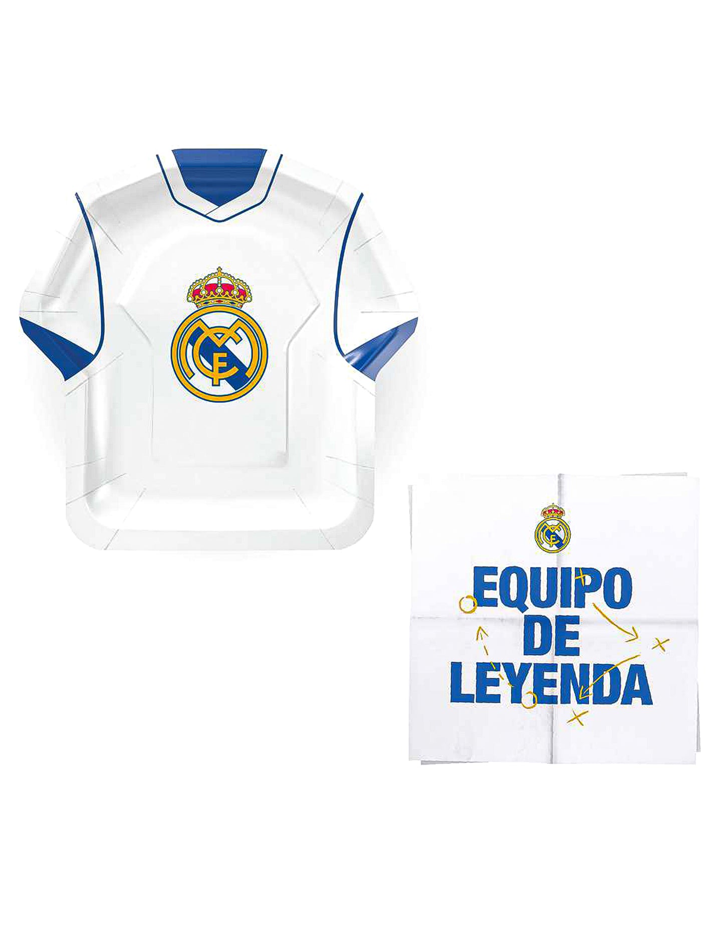 Kit anniversaire Real Madrid CF 75 pièces