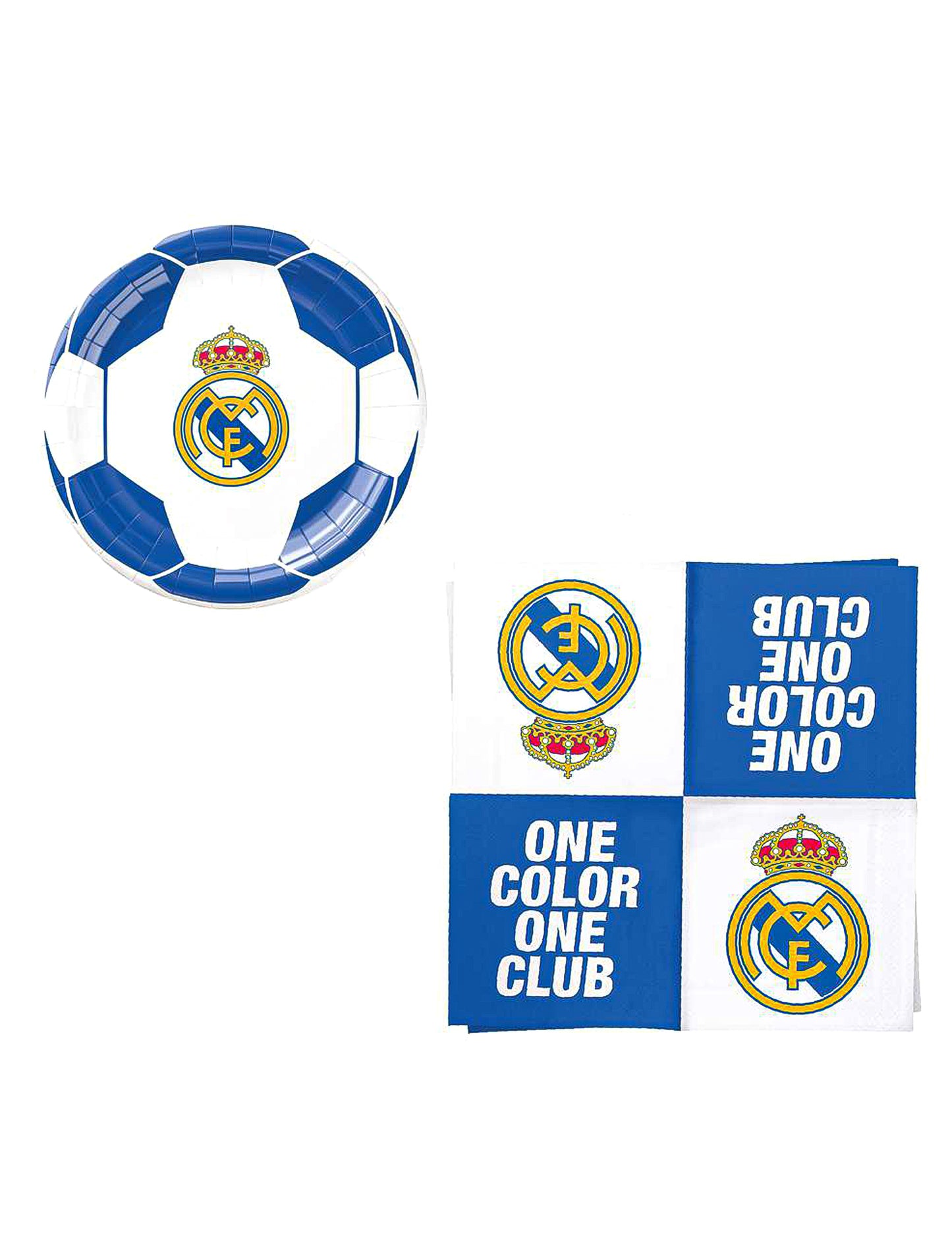 Kit anniversaire Real Madrid CF 75 pièces