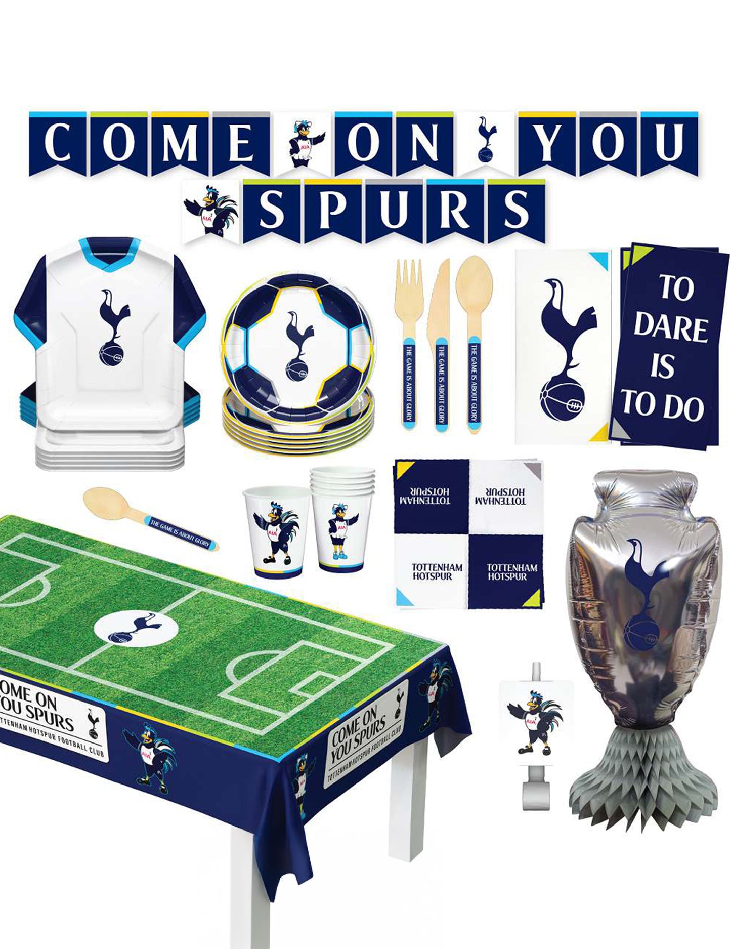 Kit anniversaire Tottenham Hotspur Football Club 75 pièces
