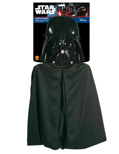 Vue de l'emballage du kit cape et masque de Dark Vador Star Wars