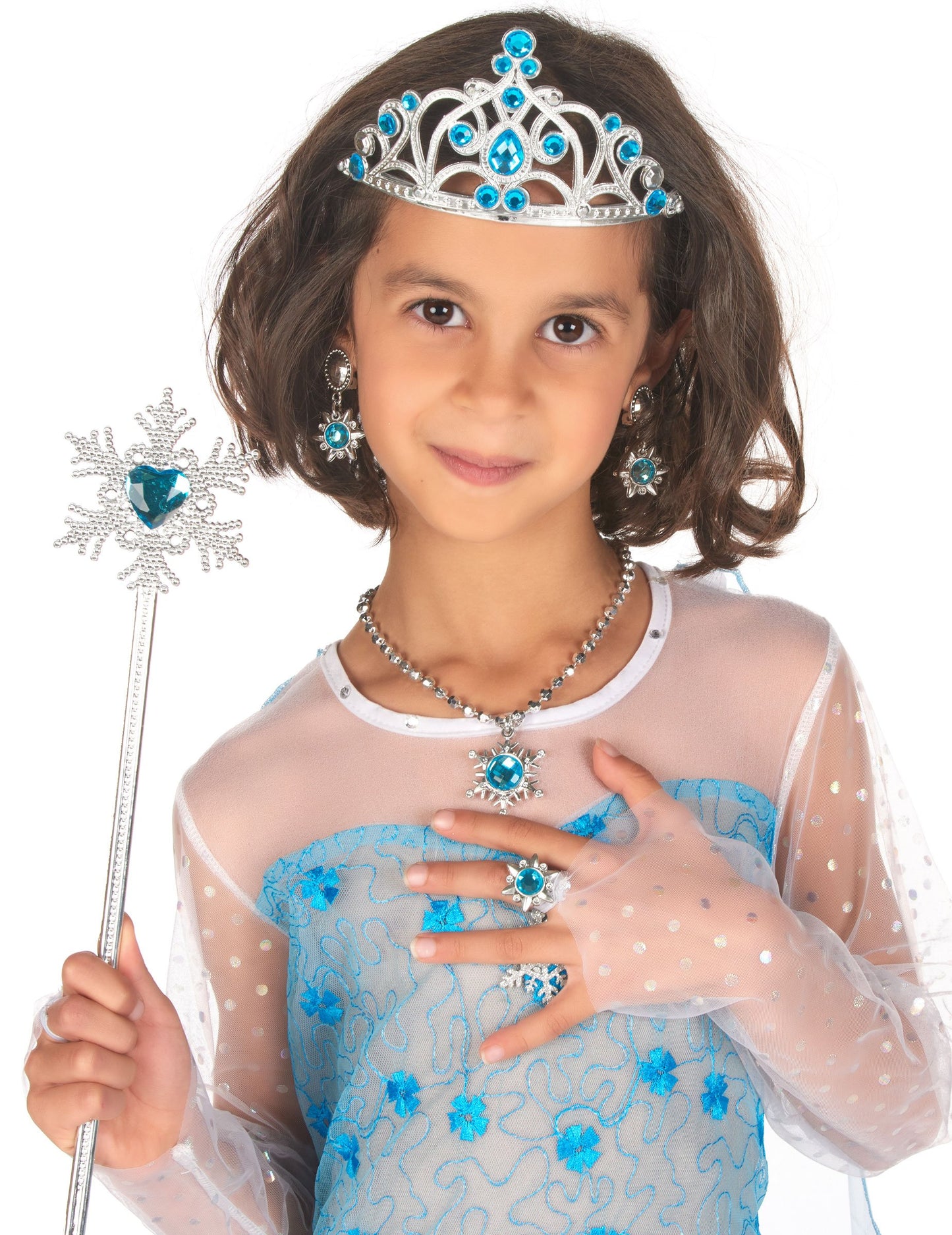 Kit of 6 Blue Princess Accesorii Girl