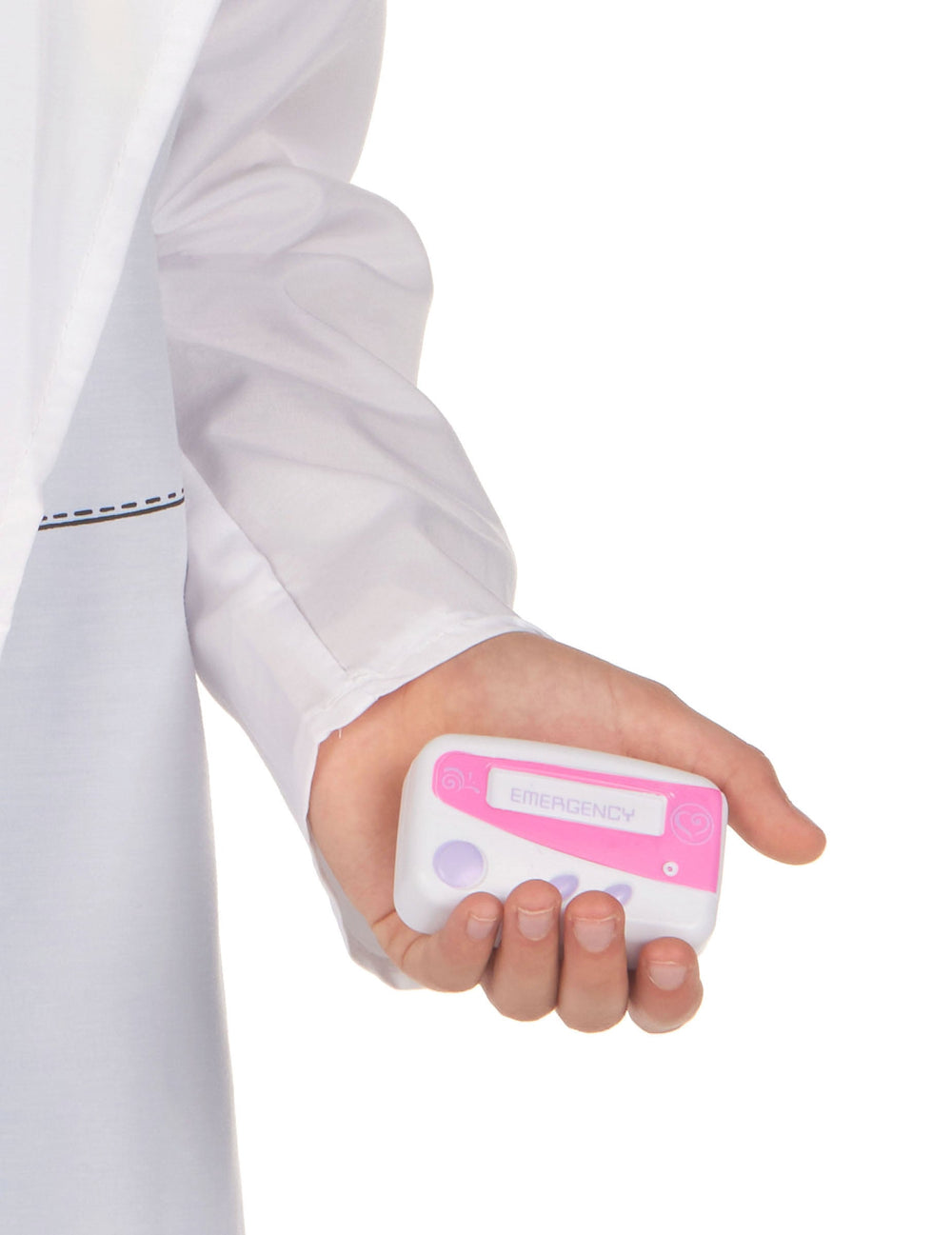 Détail du bipeur du Kit de docteur pour enfant 10 pièces bleu