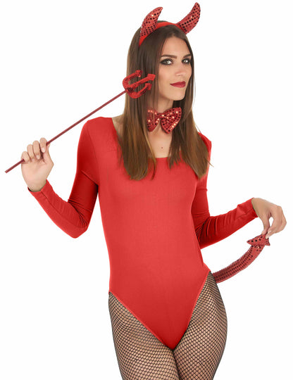 Red Sequins Devil Kit Adult