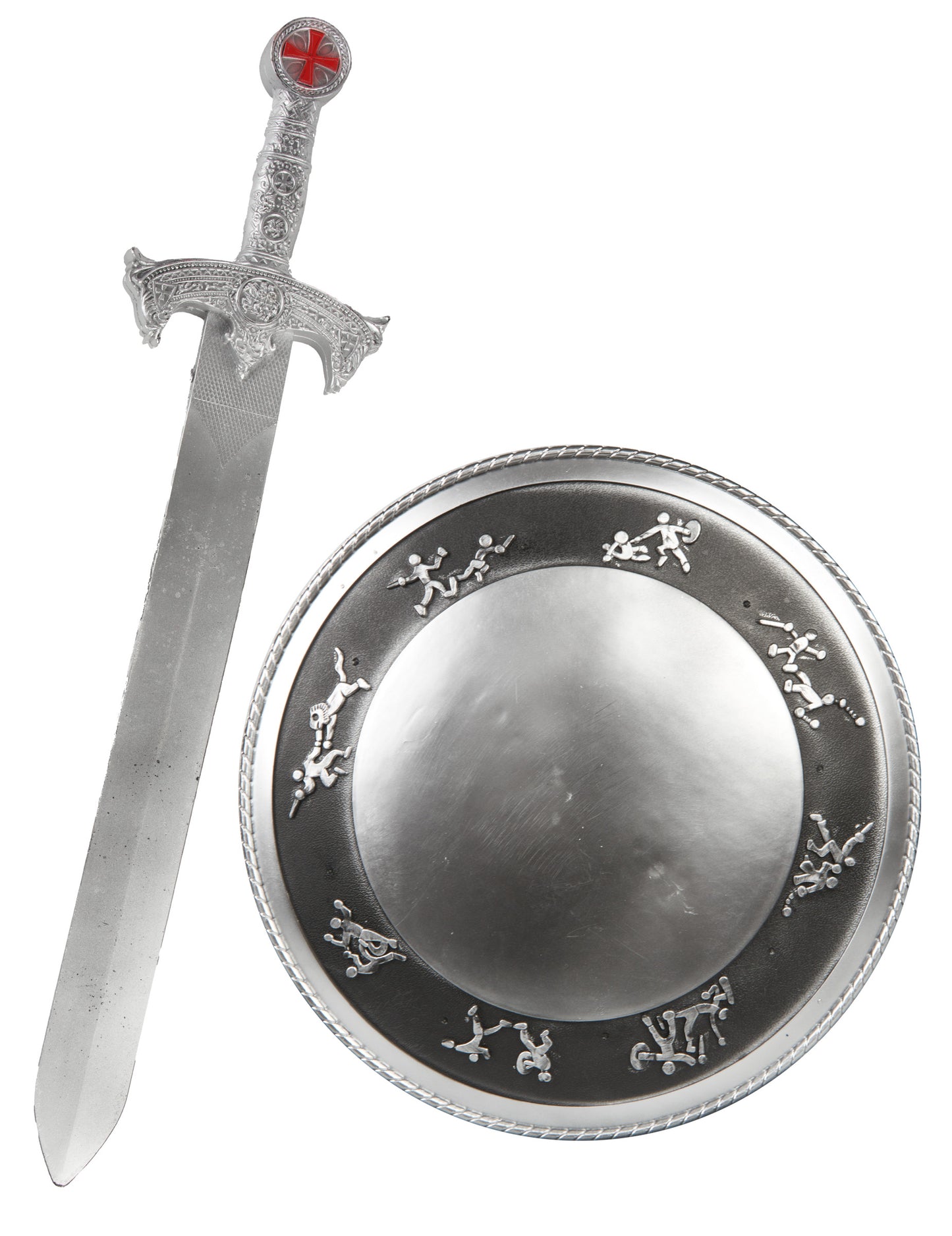 Set de gladiator pentru copii în pas și plastic