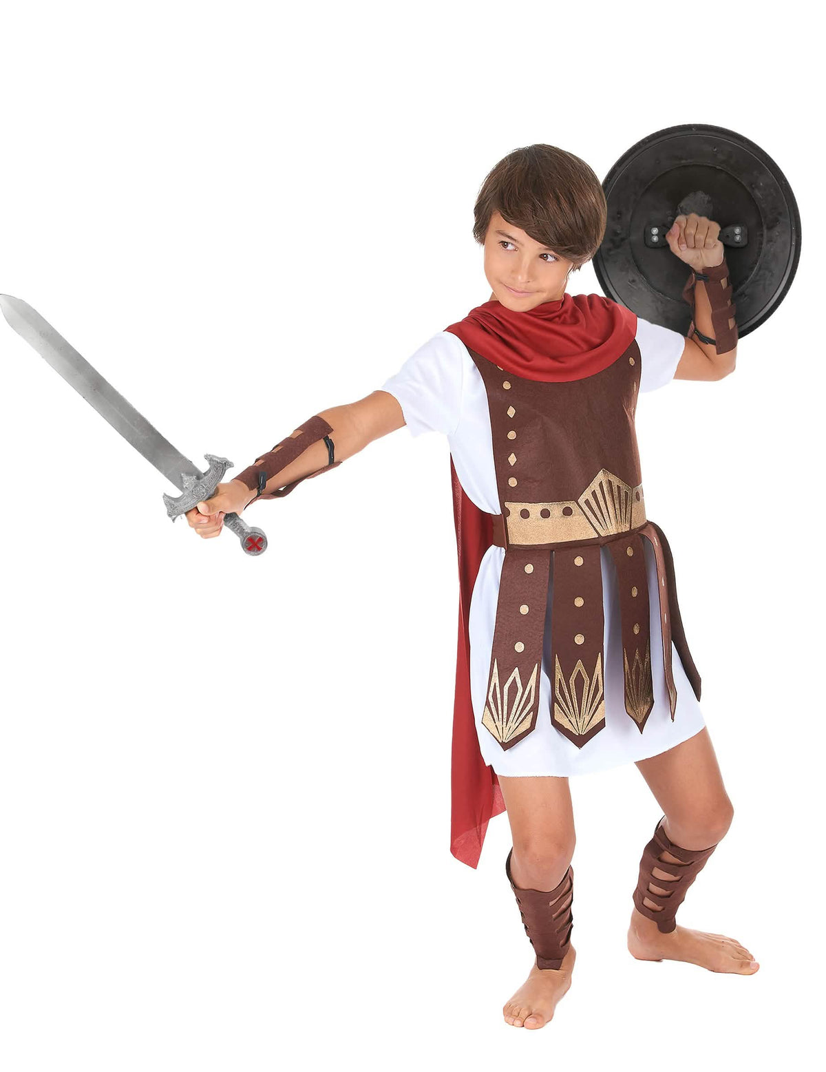 Prezentare a kitului cu sabie și scut Gladiator