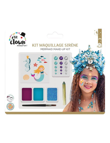 Set de machiaj cu tatuaje pentru sirena pentru copii