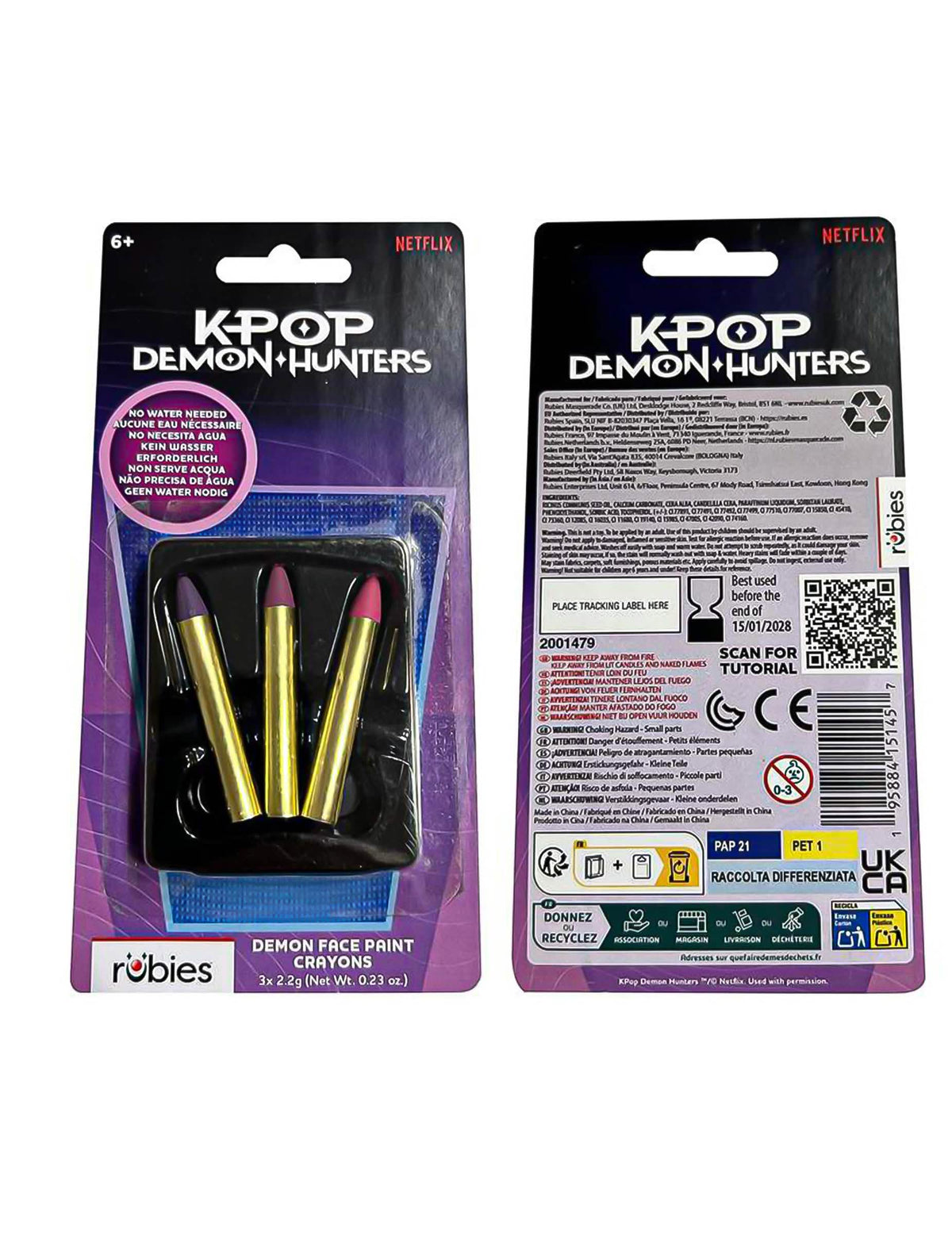 Kit maquillage de démon Kpop Demon Hunters™