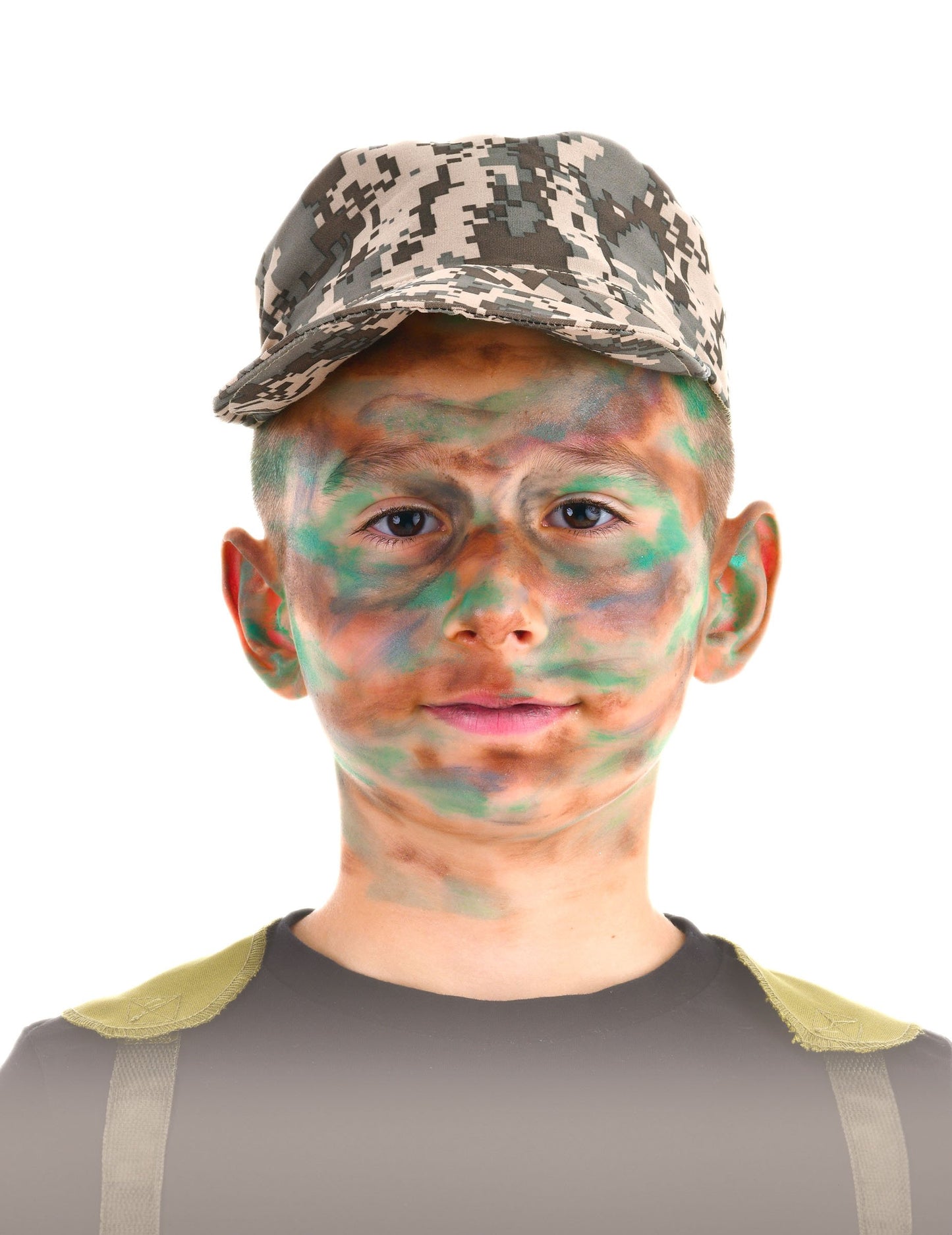 Kit de machiaj militar cu burete perii și copii