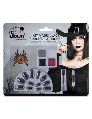 Kit maquillage sorcière araignée