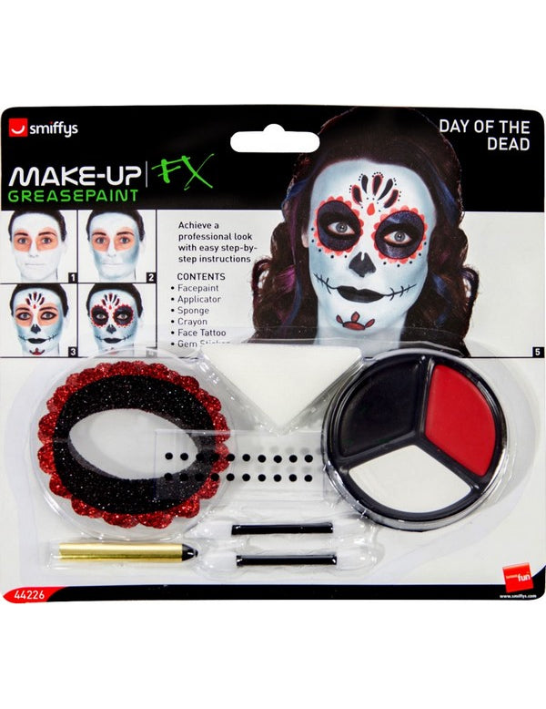 Kit de machiaj pentru schelet colorat pentru adulți