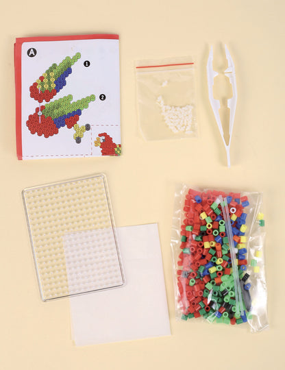 Set de mărgele termoadezive 3D cu papagal și accesorii