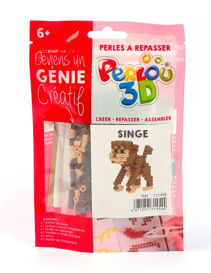 Kit de mărgele termoadezive 3D Maimuță - Hobby creativ