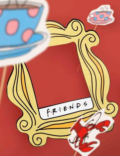 Kit Photobooth cu prietenii prieteni 40x46cm 3 camere