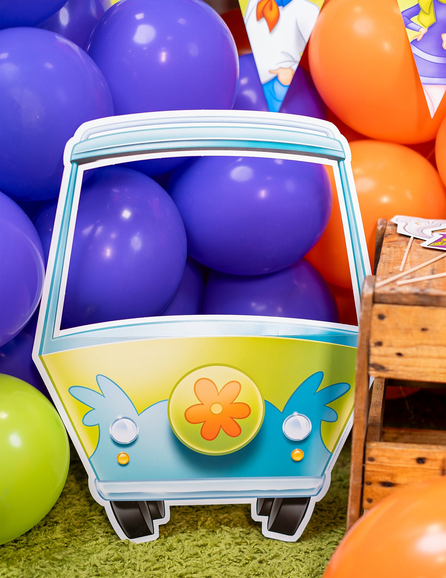 Kit cabina foto cu rama Scooby-Doo 40x52cm 3 bucati