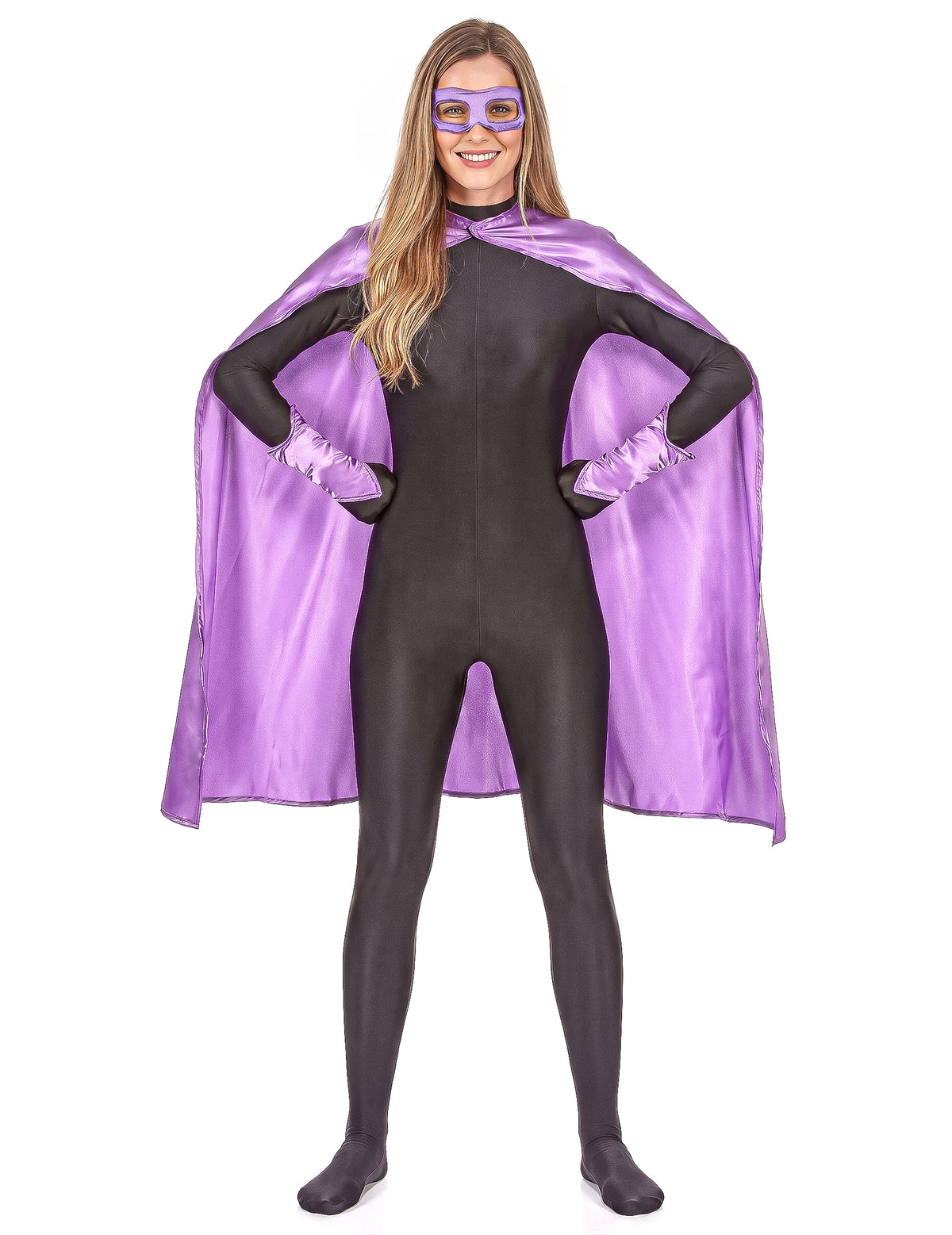 Kit super héros violet adulte