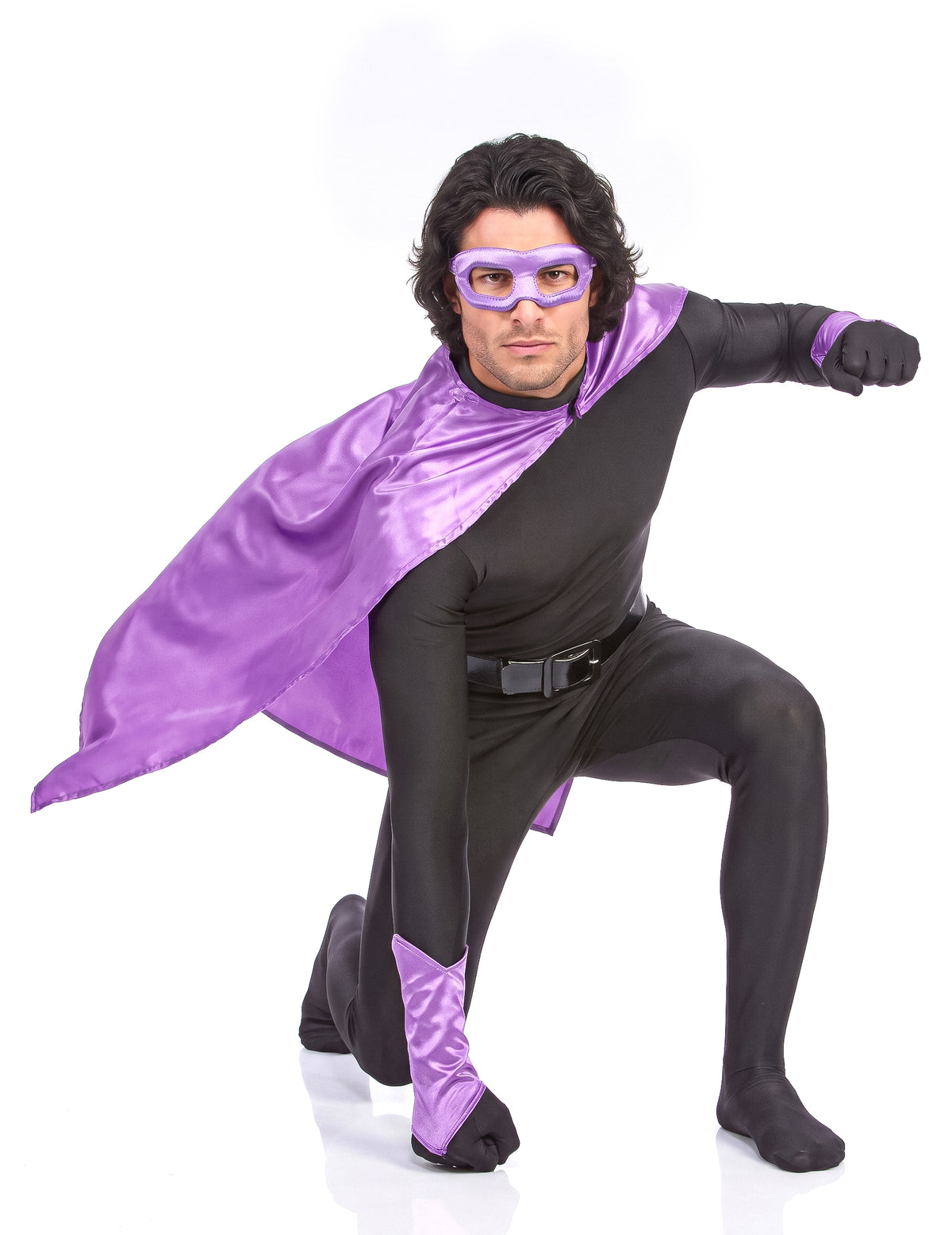 Kit super héros violet adulte