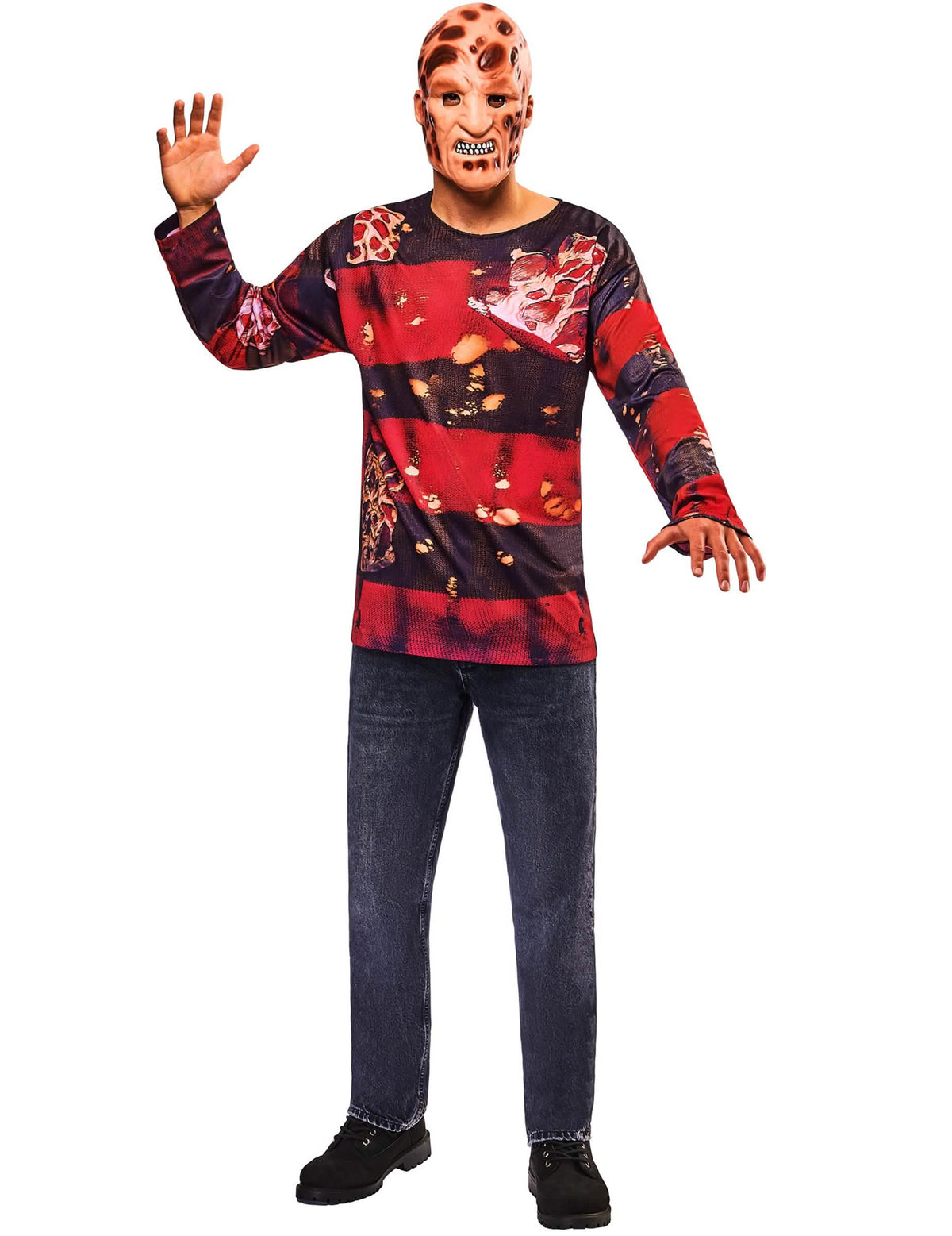Set top și mască Freddy Kruegger™ pentru adulți